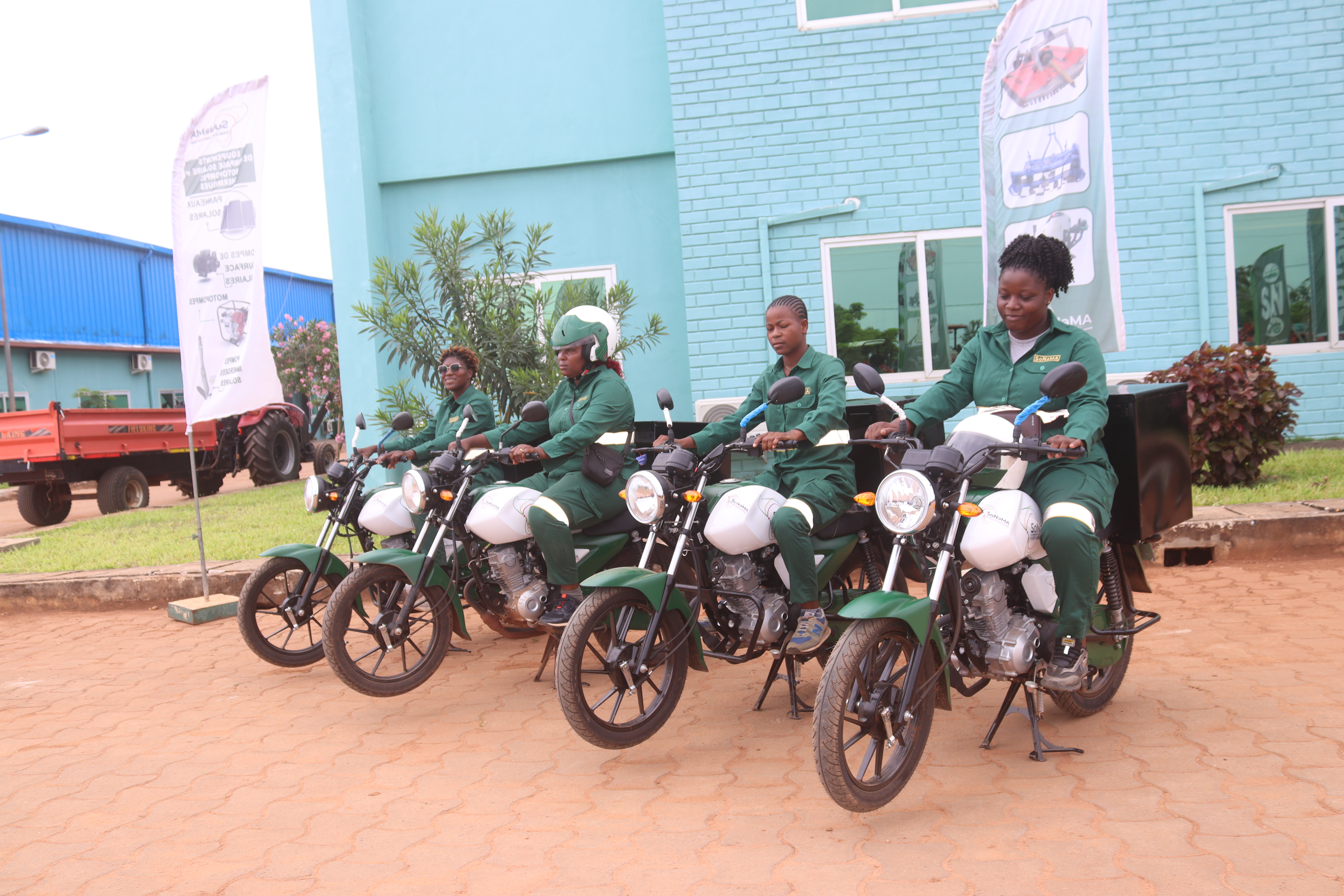 Amazone sur le terrain