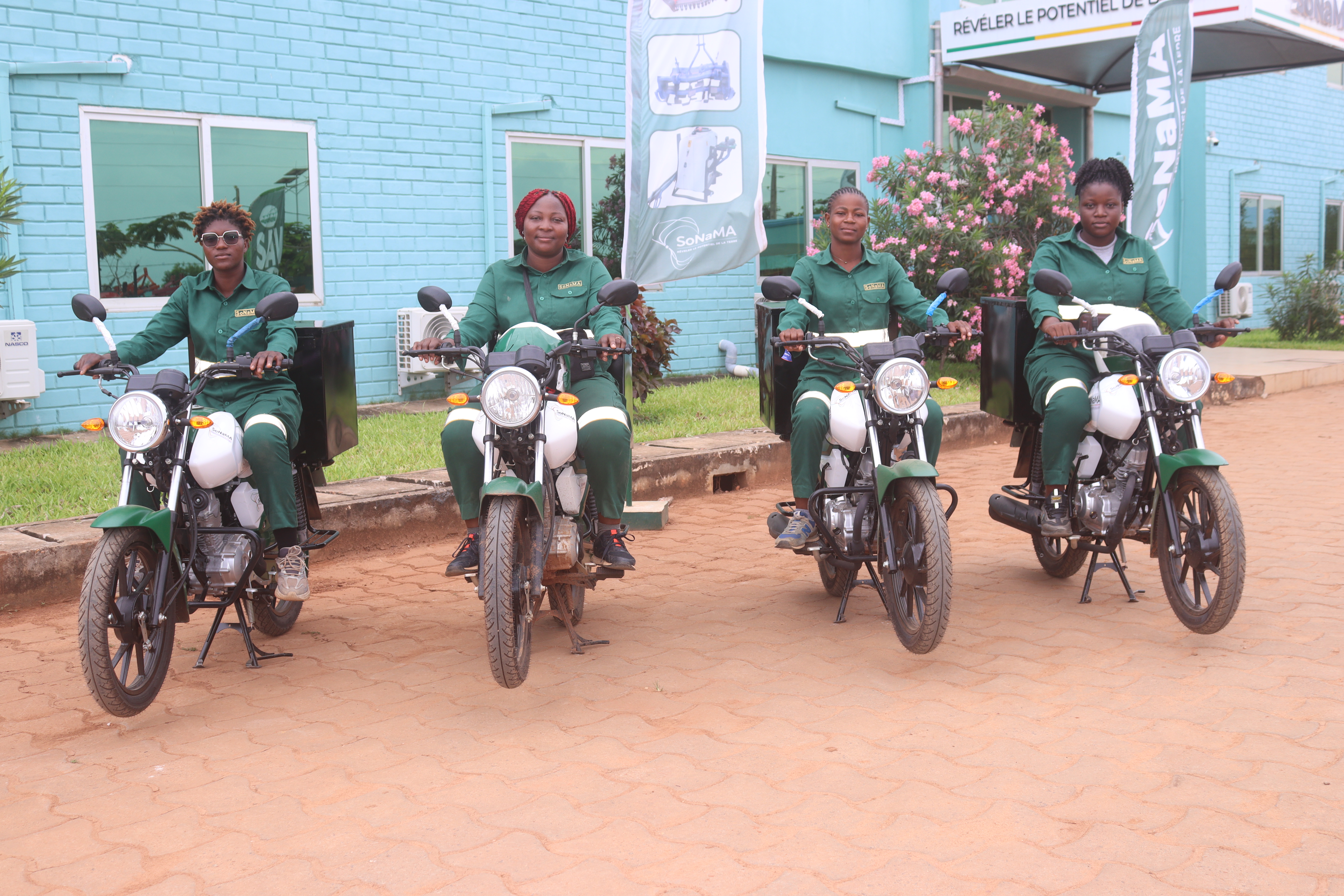 Amazone sur le terrain